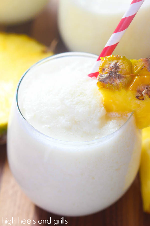 Virgin Pina Colada | High Heels and Grills