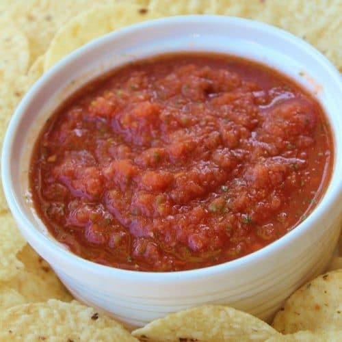 Restaurant Style Salsa Recipe | High Heels and Grills