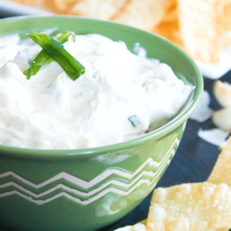 Cream Cheese Rangoon Dip With Wonton Dippers - High Heels And Grills