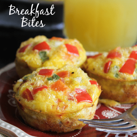 Hash Brown, egg, and peppers, all in one little bite. #recipe # ...