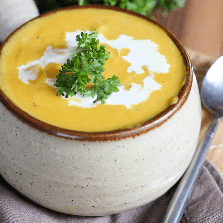 Curried Butternut Squash Soup - High Heels and Grills