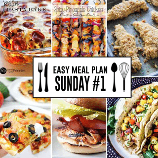 Easy Meal Plan Sunday #1 | High Heels and Grills