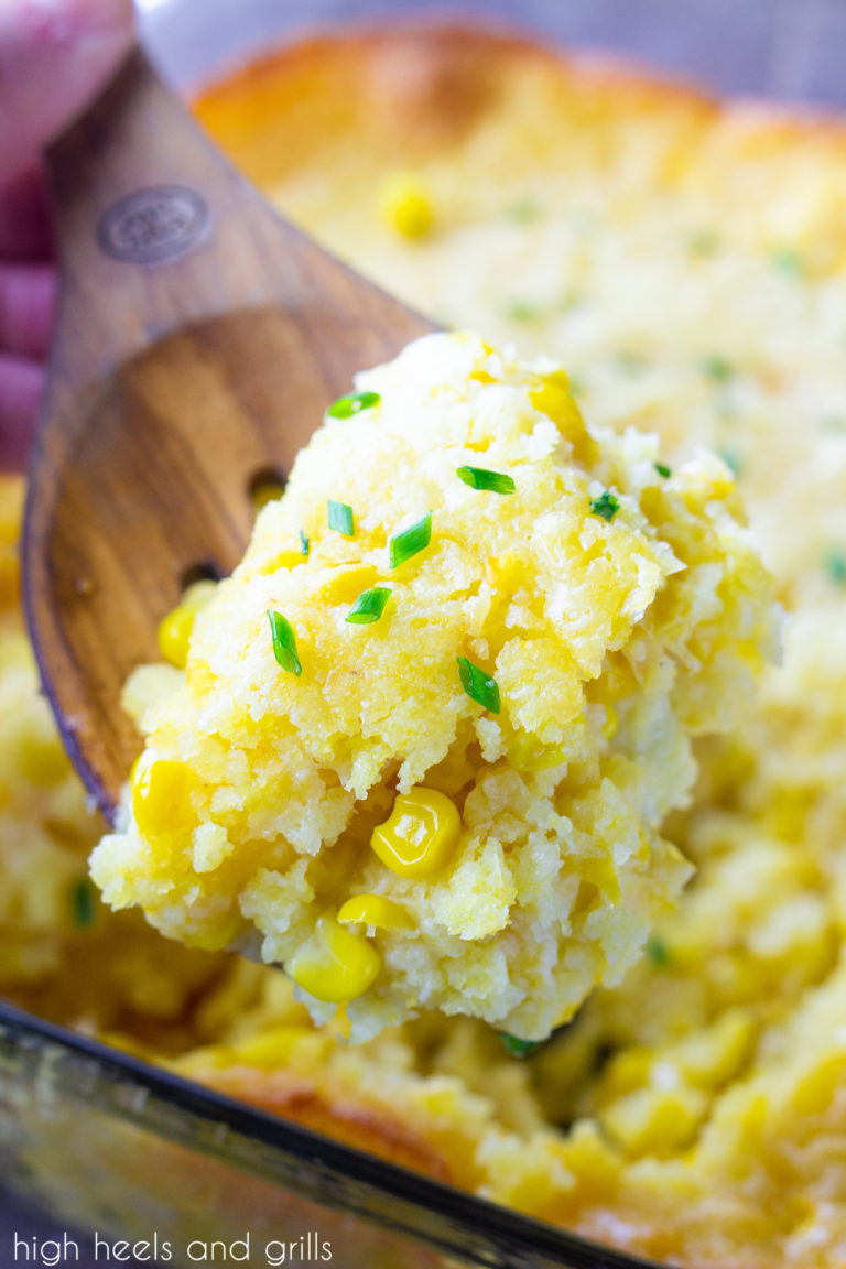 Easy Corn Casserole 5 Ingredients High Heels And Grills 9401